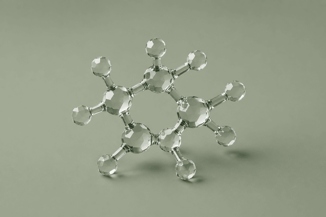 Glass molecular structure representing Veltis research standards